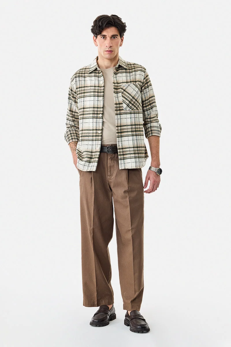سنيتش Plaid Relaxed Fit Overshirt